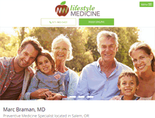 Tablet Screenshot of nwlifestylemedicine.com